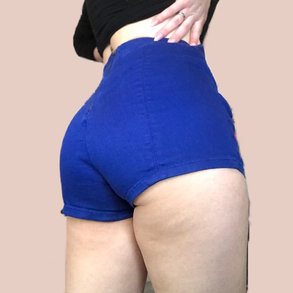 Urban Outfitters Blue High Waisted Shorts